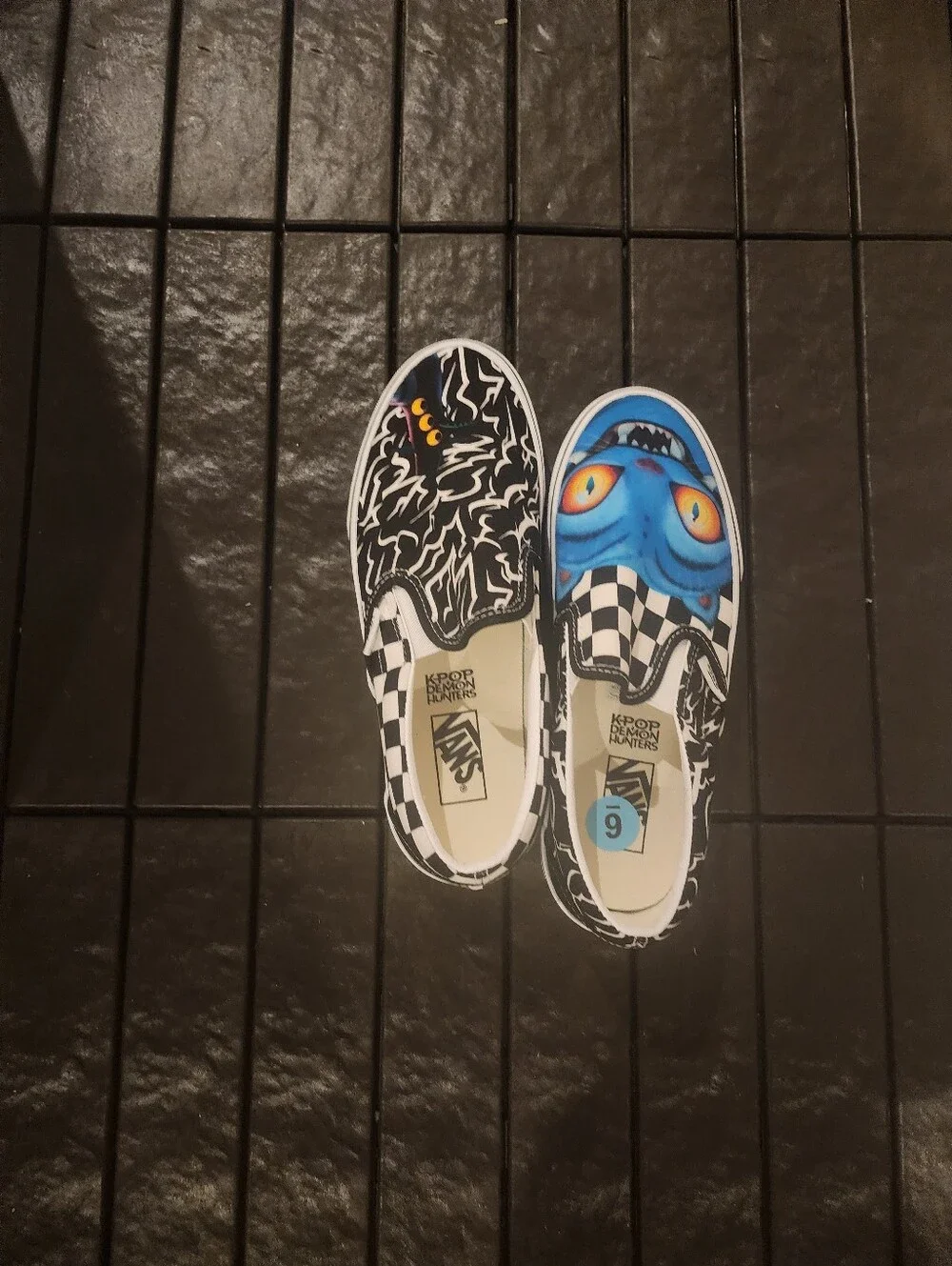 Kid's K-Pop Demon Hunters x Vans Slip-on 'Black'